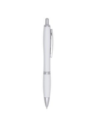 Caneta Plástica Personalizada - 00518-BCO