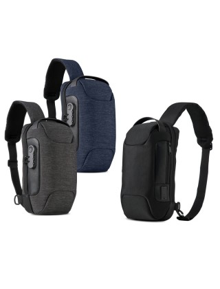 Mochila de Ombro USB Anti-Furto Personalizada - 04058 Mochila de Ombro USB Anti-Furto Personalizada - 04058