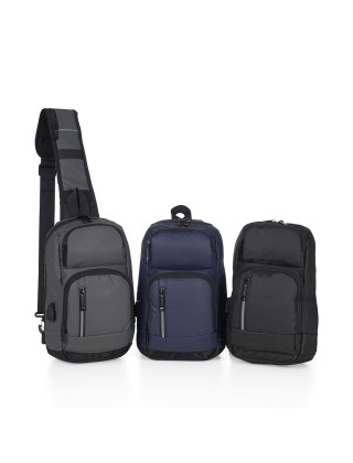 Mochila de Ombro USB Personalizada - 04059 Mochila de Ombro USB Personalizada - 04059
