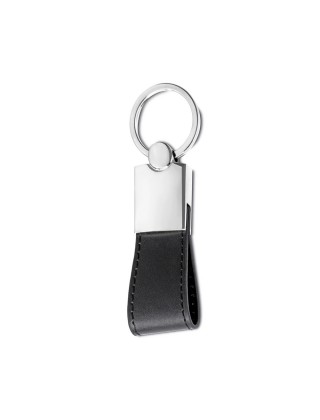 Chaveiro Metal com Couro Personalizado - 14501 Chaveiro Metal com Couro Personalizado - 14501