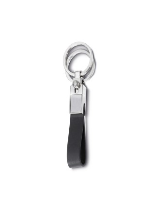 Chaveiro Metal Couro Sintético com 2 Argolas Personalizado - 14502 Chaveiro Metal Couro Sintético com 2 Argolas Personalizado - 14502