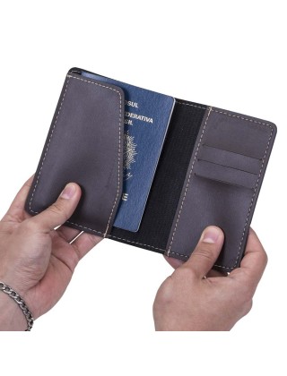 Porta Passaporte Bidins em Couro Sintético Personalizado - 13123B