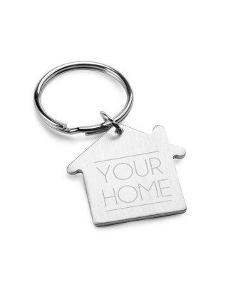 Chaveiro em formato de casa em alumínio Personalizado - 93167