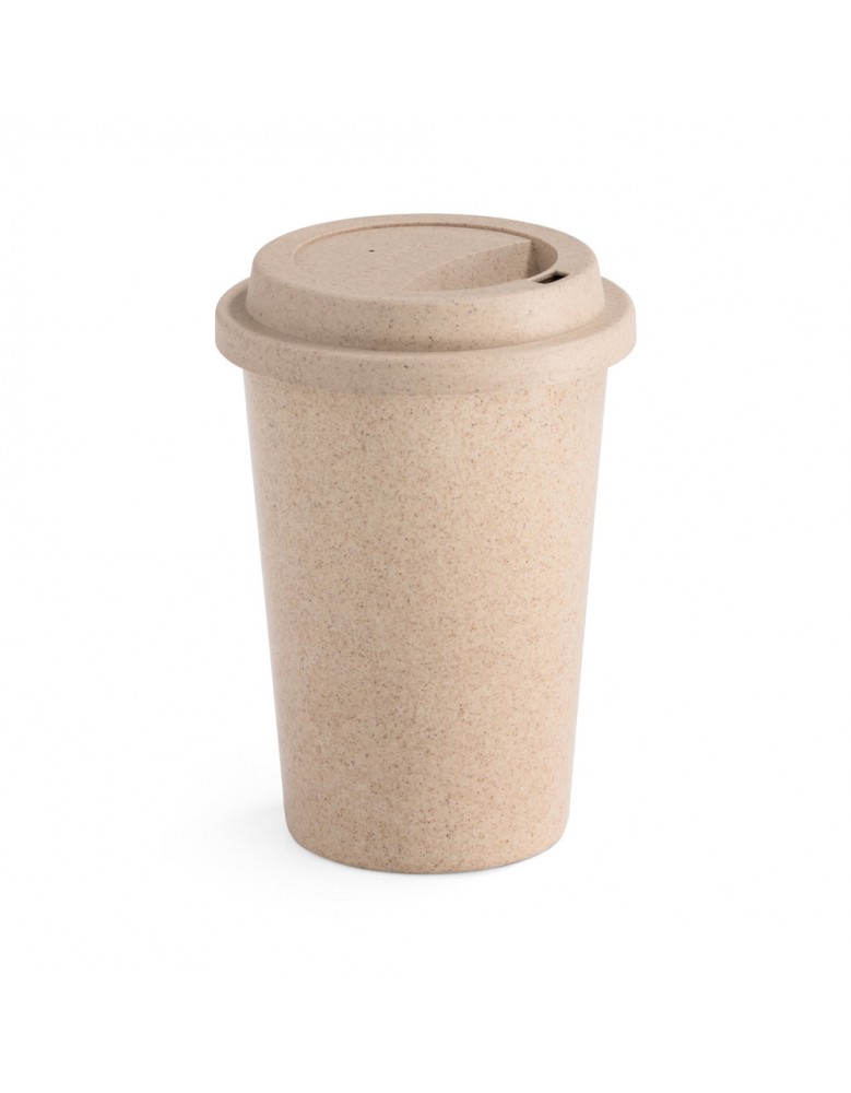 Copo para viagem em fibra de bambu e PP 450 ml Personalizado - 94636