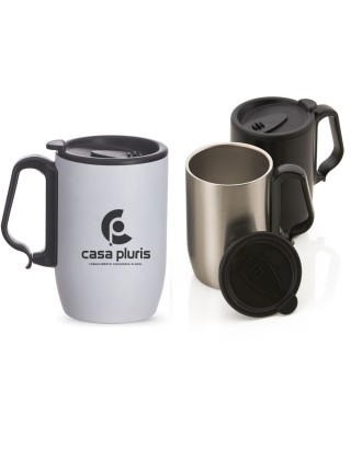 Caneca em aço inox de 350ml Personalizada - CA8200 Caneca em aço inox de 350ml Personalizada - CA8200